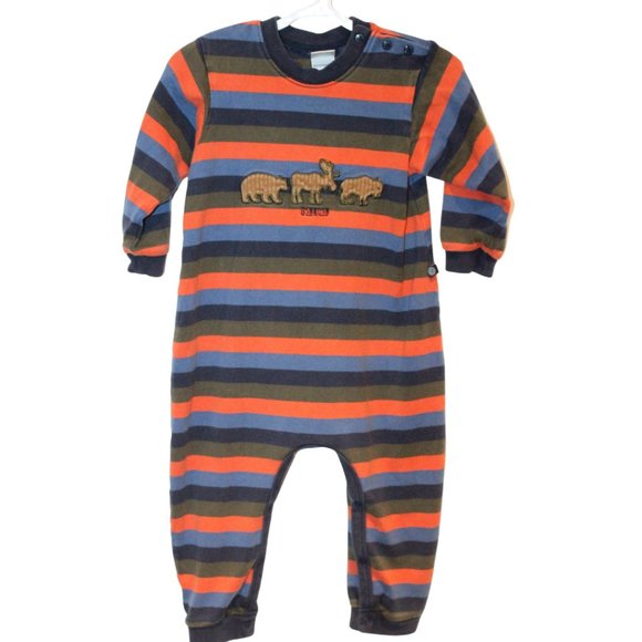 3/$20 🏷 Oshkosh Striped Romper Size 24m - Picture 1 of 3